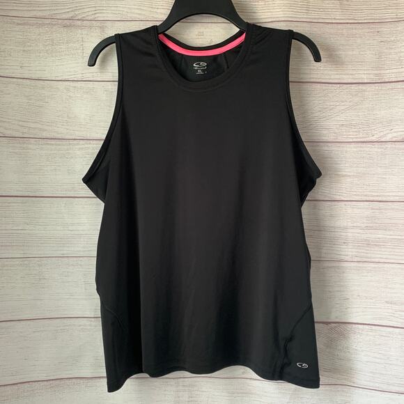 C9 by Champion Black Active Tank Top Sleeveless Shirt Mesh Back Size XL - Picture 1 of 11